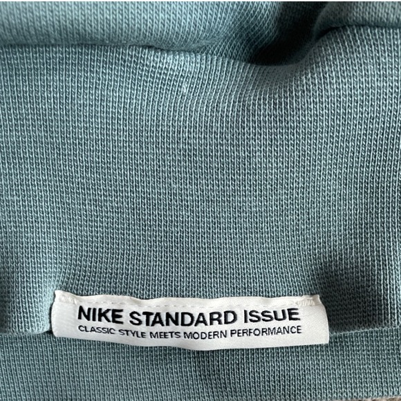 Nike Dri Fit Standard Issue Hoodie Teal Graphic Print Mens L Organic High - Picture 8 of 12